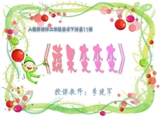《蔬果变变》.