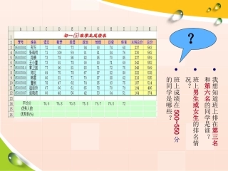 数据排序与筛选