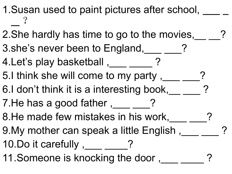 反义疑问句专项_第3页