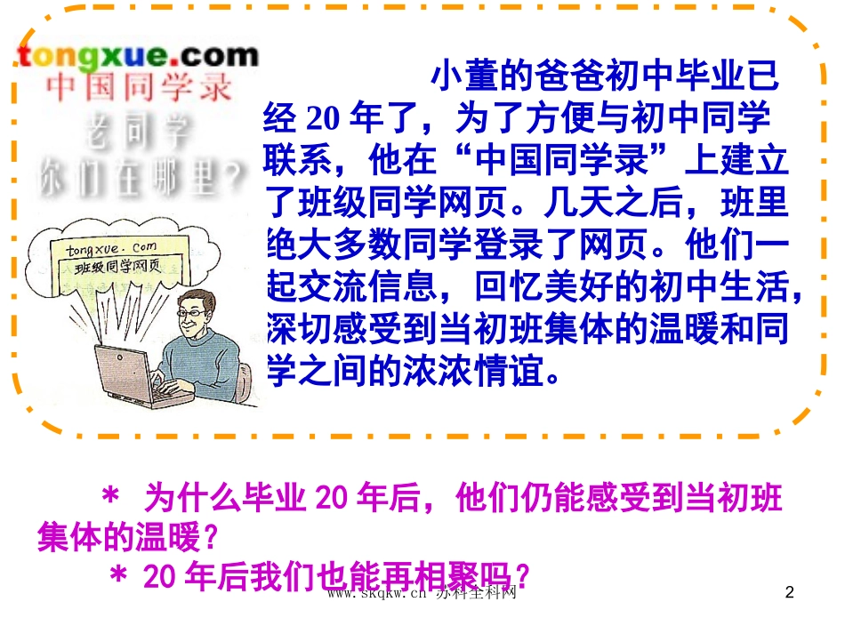 第二课《我与我们》第一课时课件(教科版七年级下)_第2页