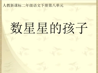 739数星星的孩子