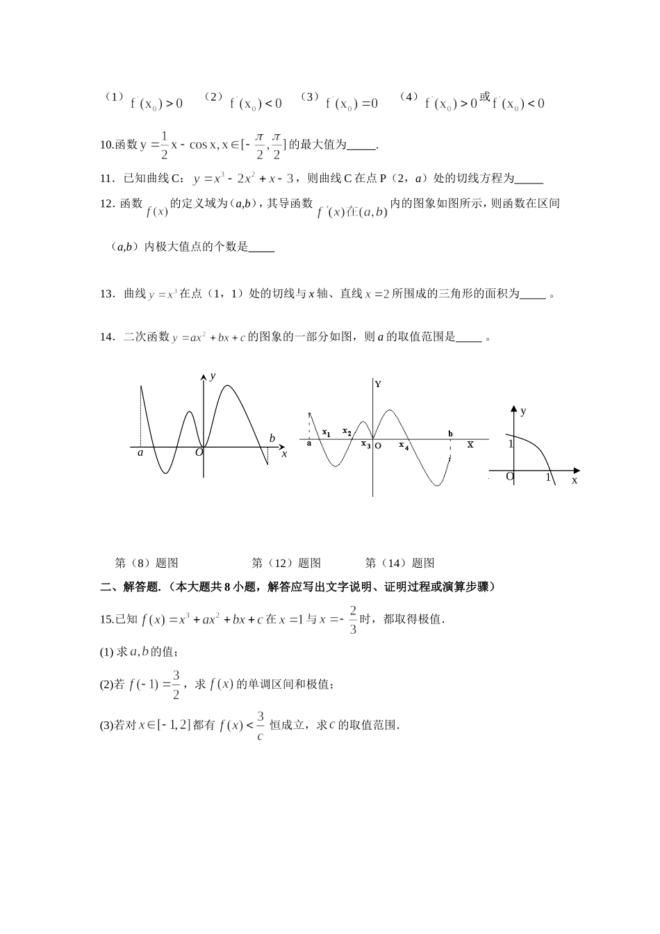 导数单元检测_第2页
