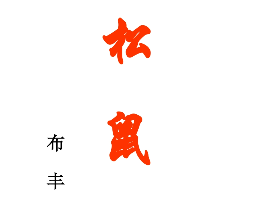 十五课-----松鼠_第1页