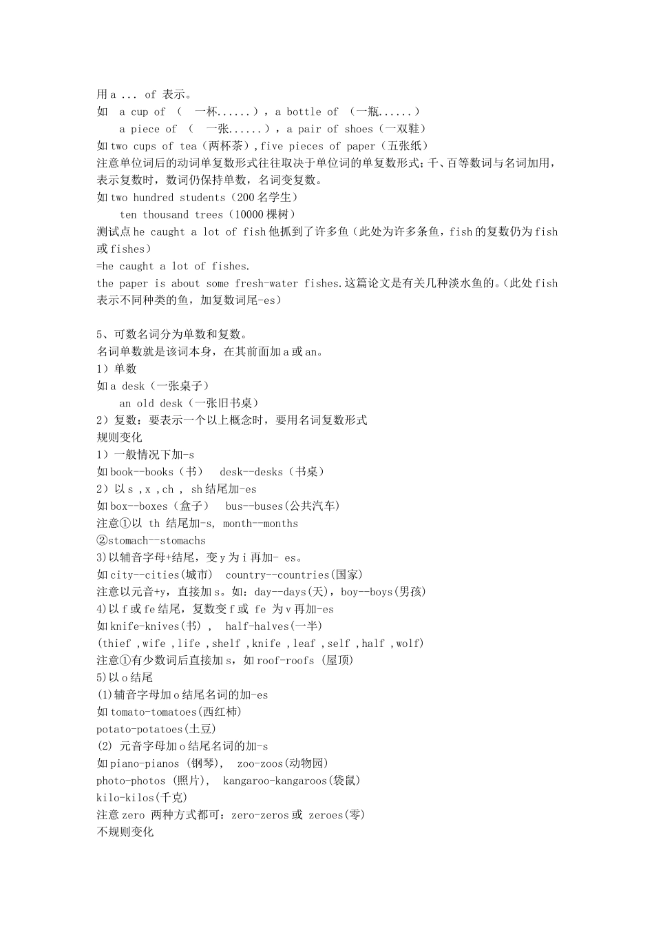 小学英语语法大全_第2页