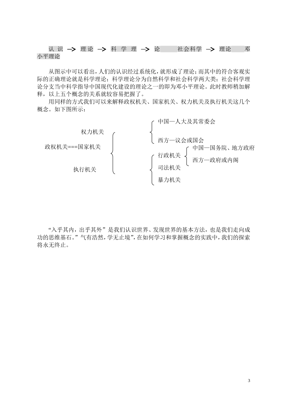 政治课题终期验收材料4——碎思集(李香之个人教育文汇)_第3页