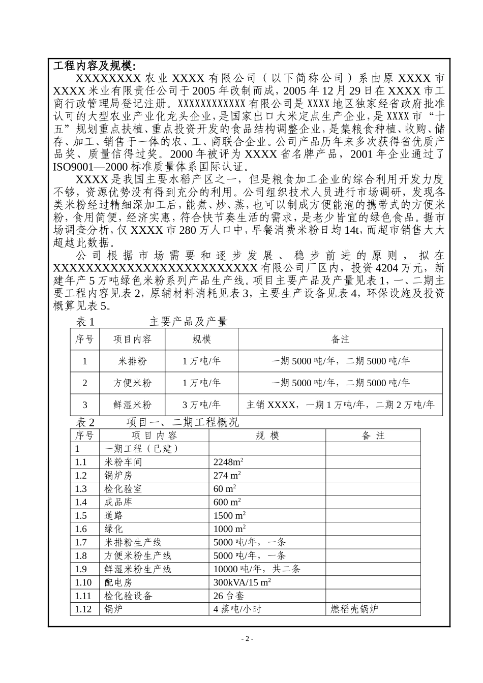 年产5万吨绿色米粉系列产品建设项目环境影响报告表_第2页