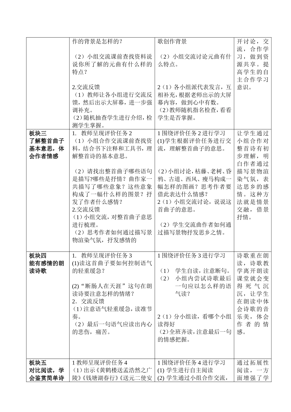10《天净沙-秋思》教案姜春生_第2页