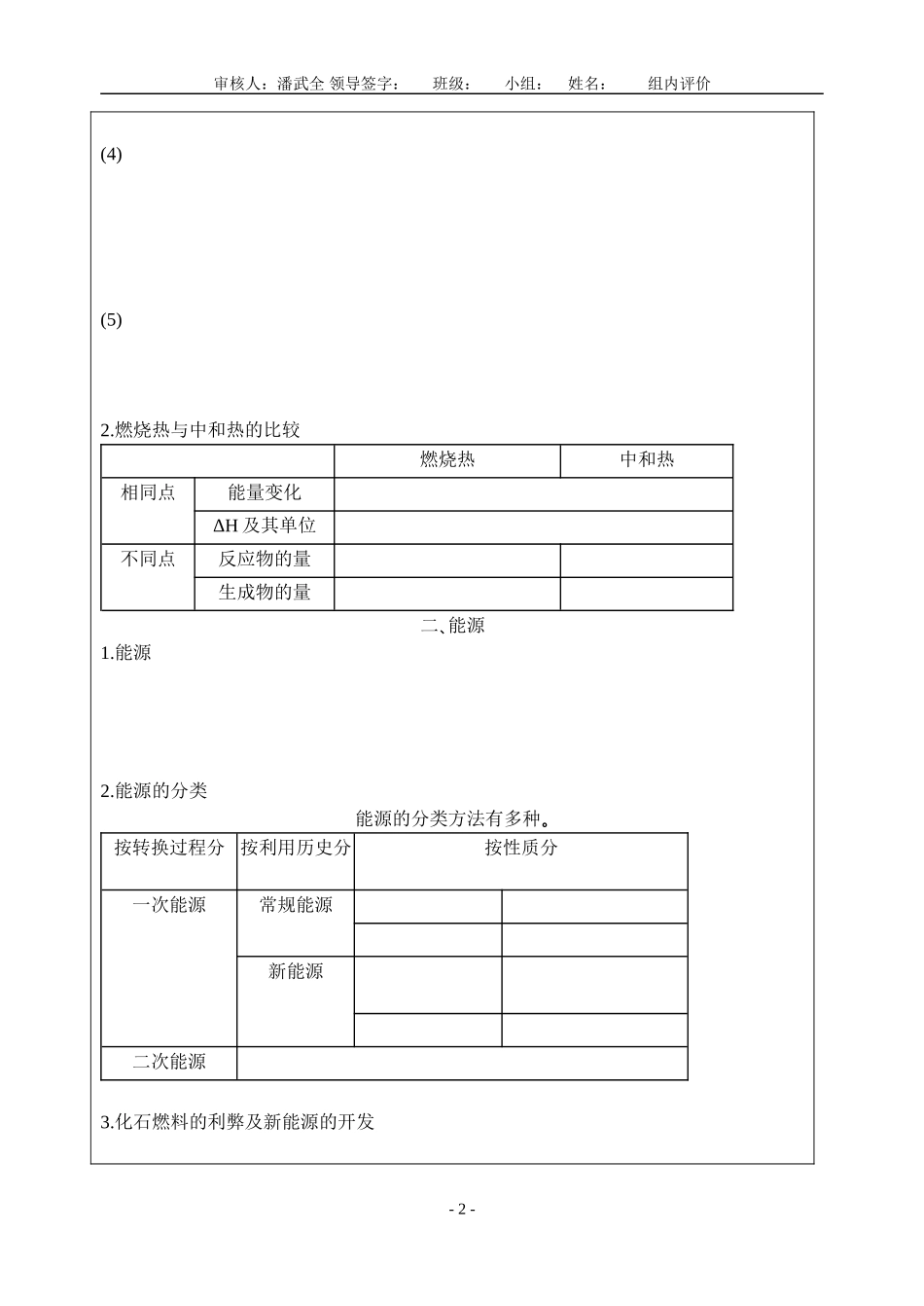 第二节燃烧热能源_第2页