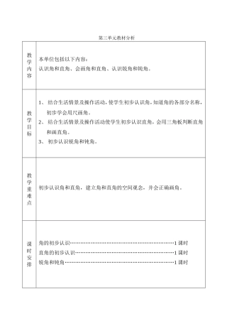 角的初步认识1课时(1)2