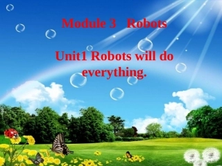新外研版(三起)四年级下册英语module-3《unit-1-robots-will-do-everything》ppt课件4www.jiaokedu.