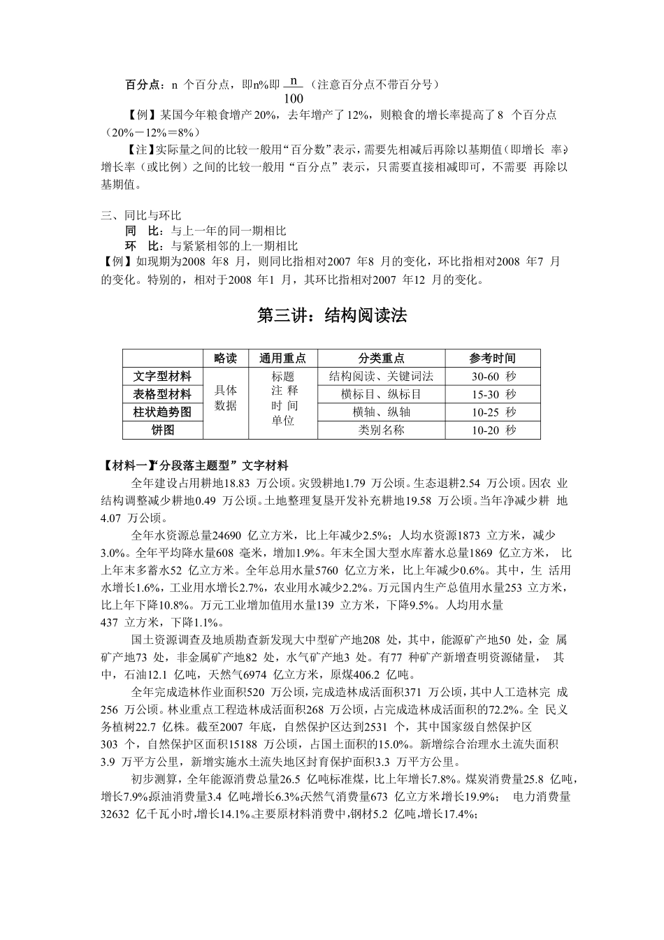 资料分析讲义(公务员考试_第2页