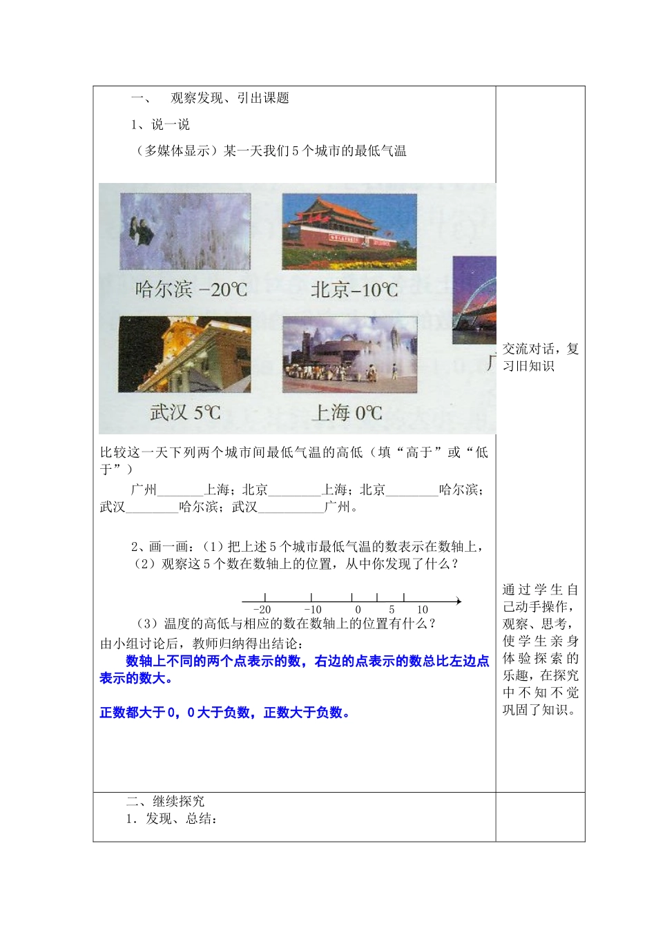 1.3有理数的大小.3有理数的大小——教学设计_第2页