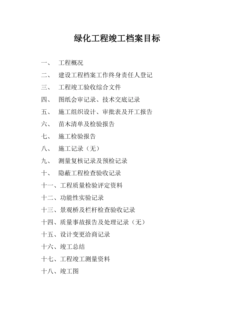 长沙市金星大道道路绿化工程竣工档案_第2页