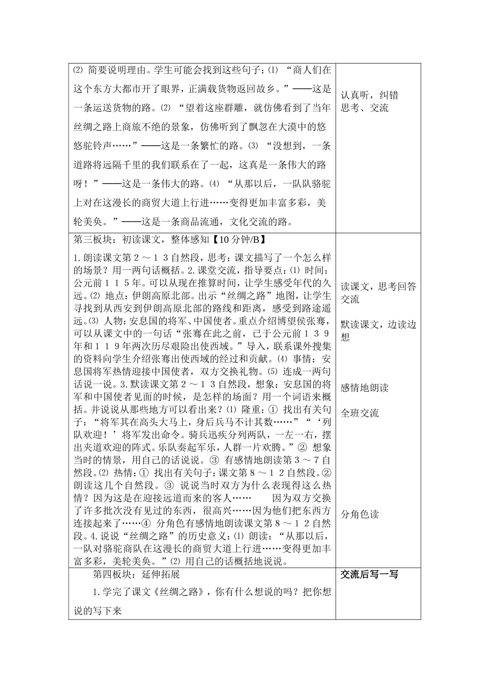 《丝绸之路》教学设计_第2页