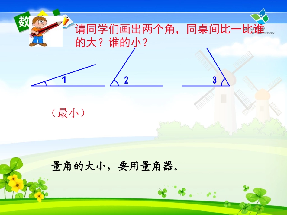 小学人教四年级数学角的度量-(4)_第2页