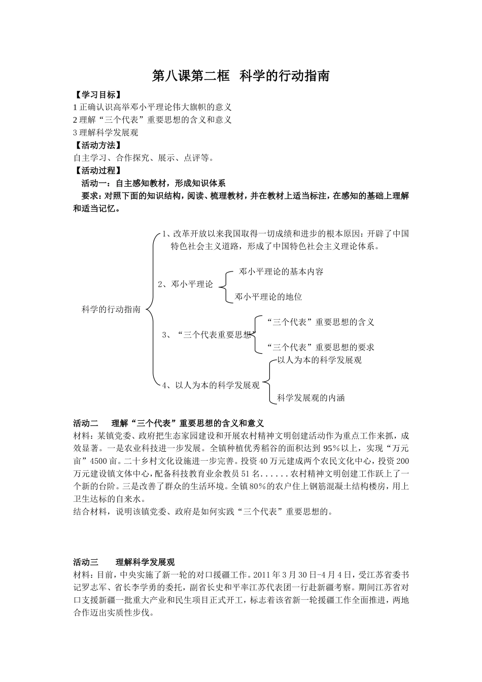 第8课第2框科学的行动指南_第1页