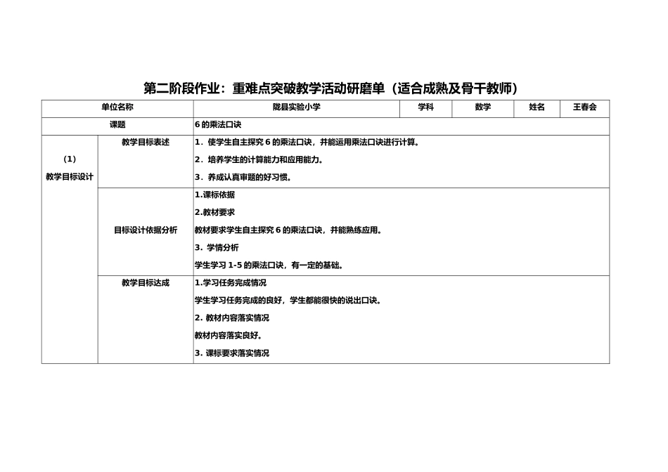 【重难点突破教学活动研磨单_第1页