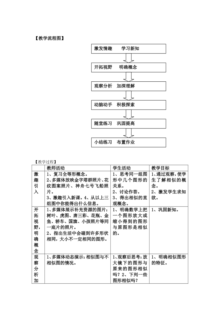 《相似的图形》的教学设计_第2页