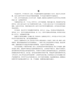 《神奇的耳朵》拓展-耳