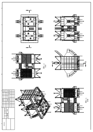 湿法电除尘装配图【山东豪特环保熔炼设备有限公司】