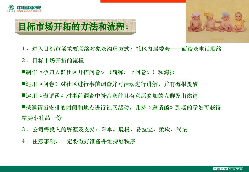 保险公司超级麻辣孕妇-社区开拓方案_第3页