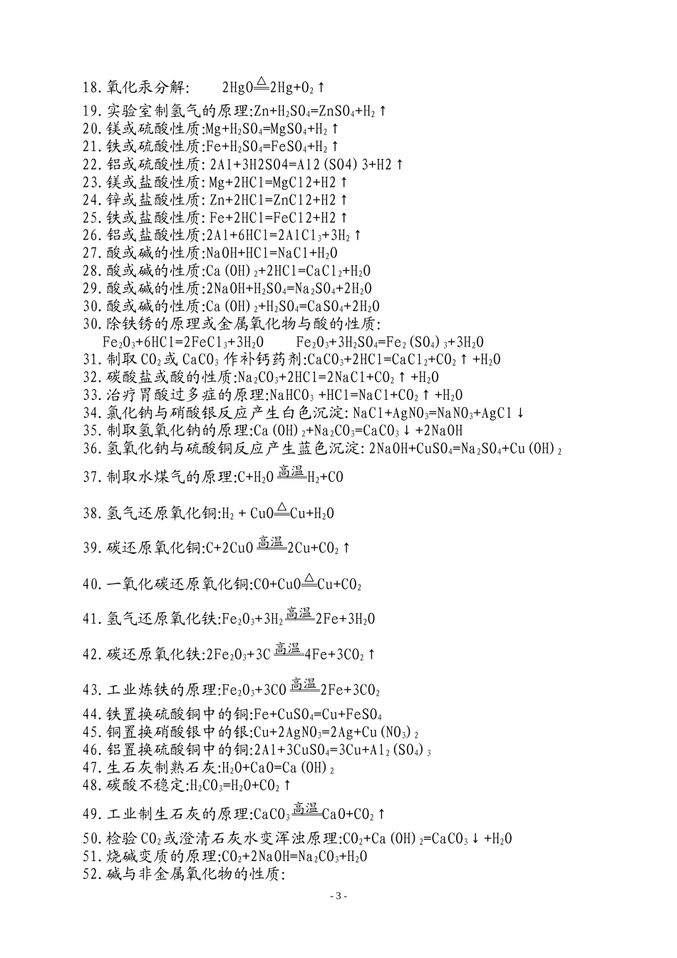 初中化学必背化学式大全_第3页
