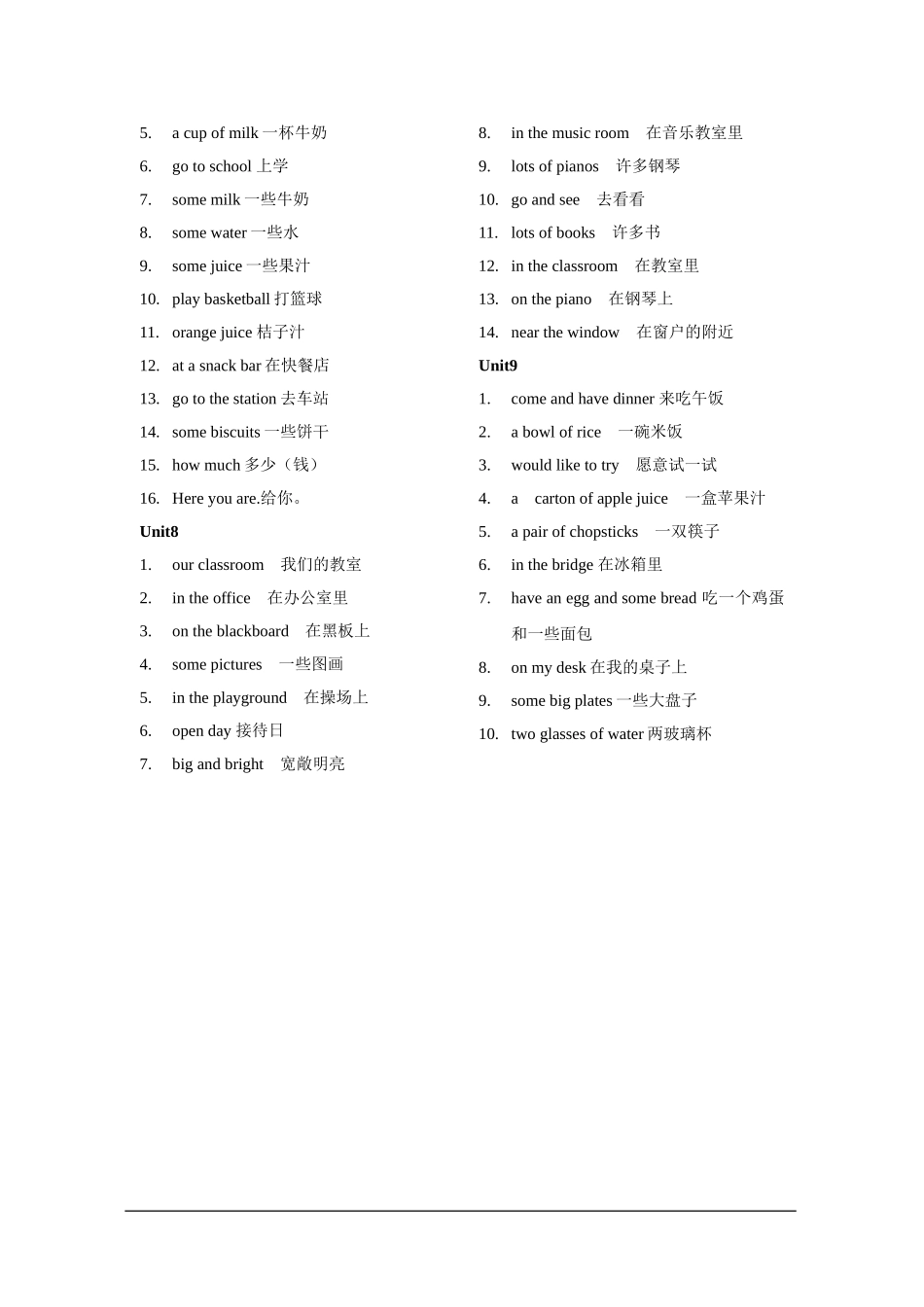 4B-Unit1—9词组短语_第2页