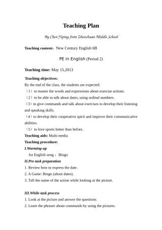 PE-in-English