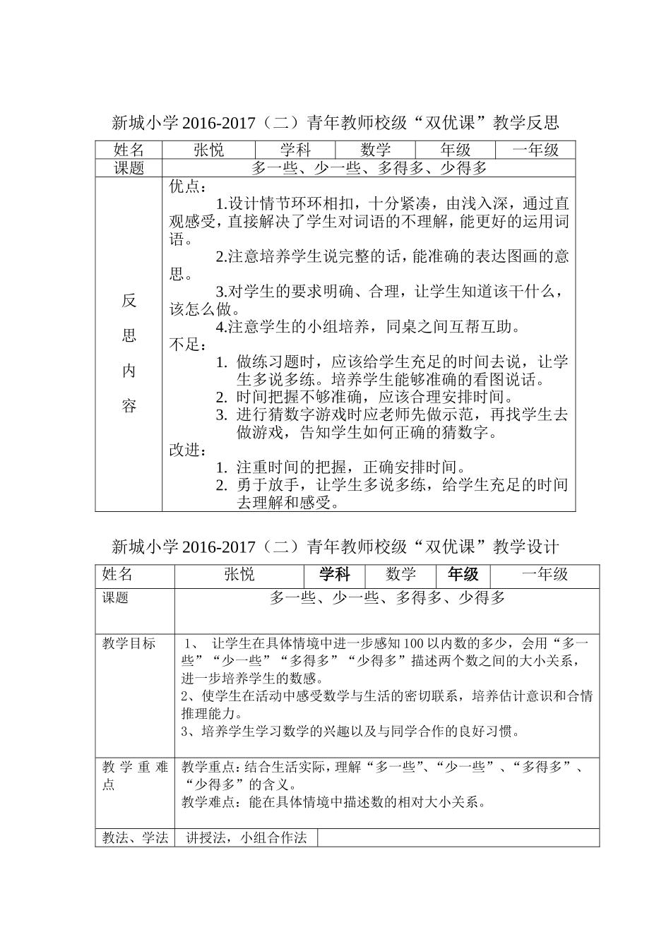 小学数学人教2011课标版一年级多一些、少一些、多得多、少得多-(3)_第3页