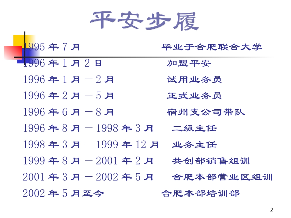 人寿保险公司人培训：相信寿险_第2页