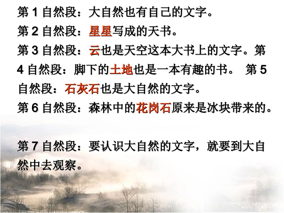 《大自然的文字》课件2_第3页