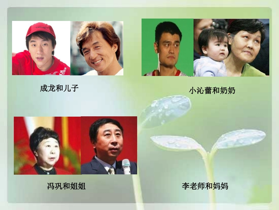 青岛版小学科学六年级下册《我像谁》课件_第3页