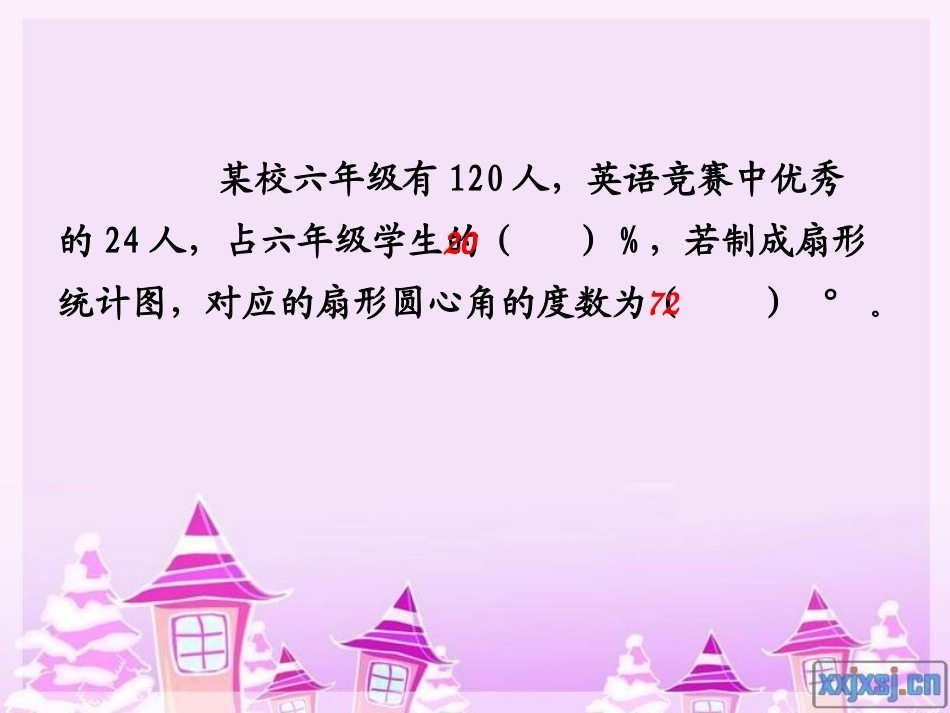 6.2-扇形统计图练习课_第2页