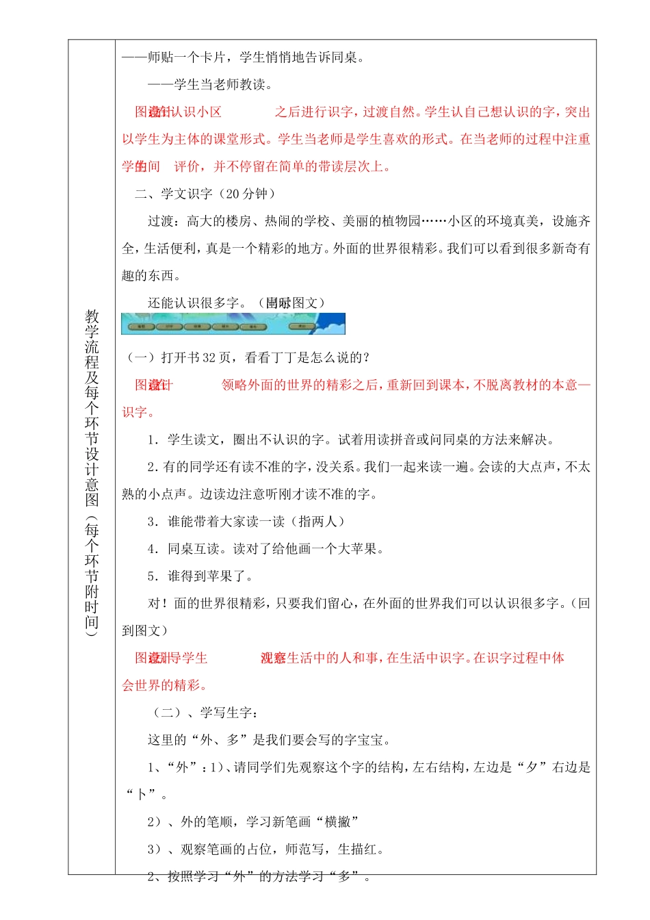 《外面的世界》教学设(教科室)计_第3页
