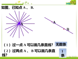 【课件】试一试《线段-直线-射线》(数学人教四上)