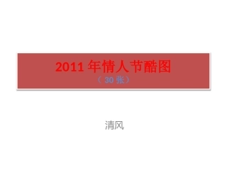 2011情人节酷图