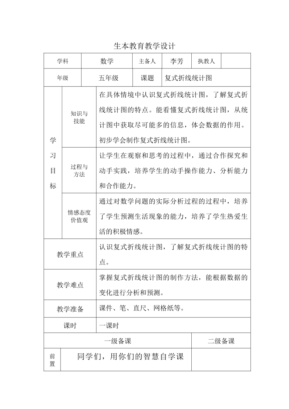 复式折线统计图_第1页
