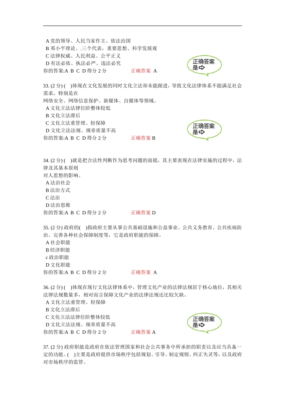 2015年-公需科目考试答案(13)专业技术人员-继续教育_第2页