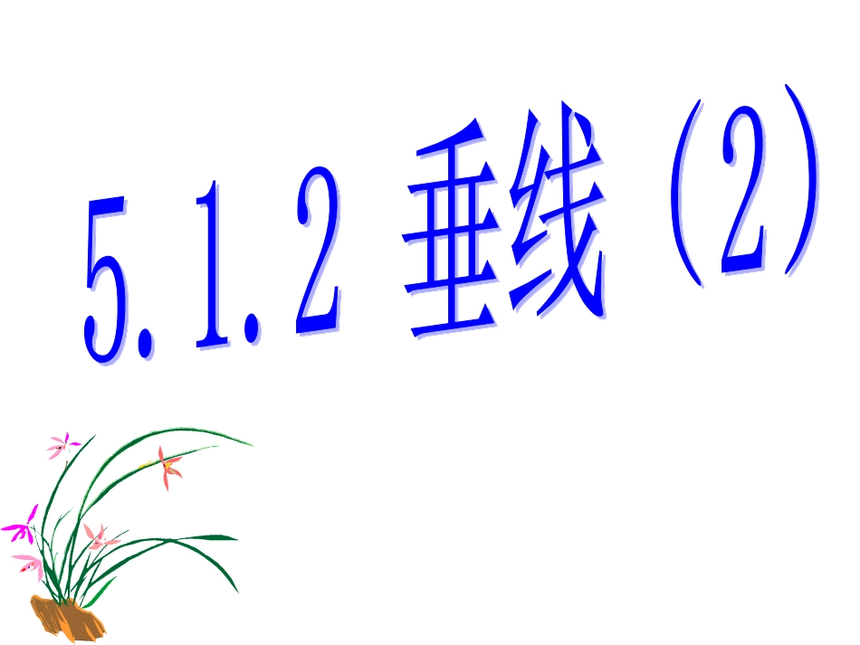 5.1.2-垂线.1.2垂线(第二课时)_第1页