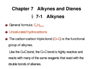 复旦大学考研有机化学英文PPT版-第六章--炔烃和二炔烃