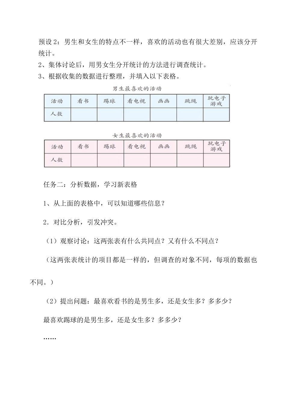 人教2011版小学数学三年级复式统计图_第2页