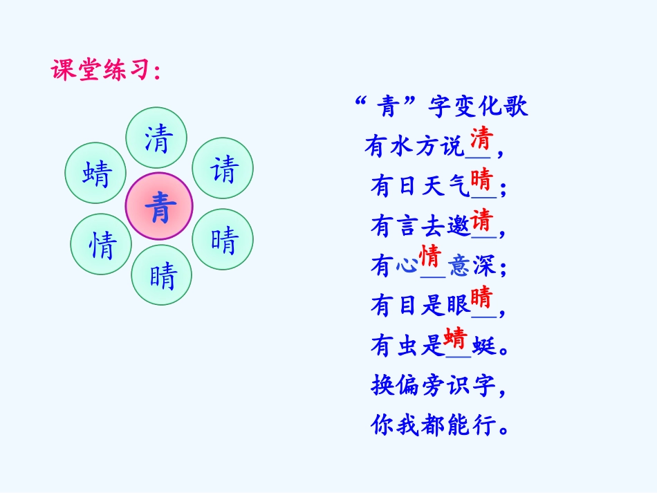 (部编)人教语文2011课标版一年级下册《小青蛙》作业_第2页