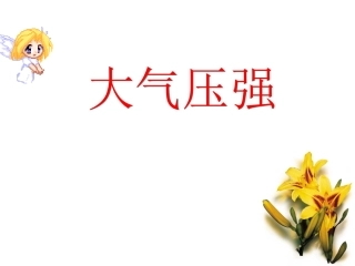 第九章第3节大气压强.