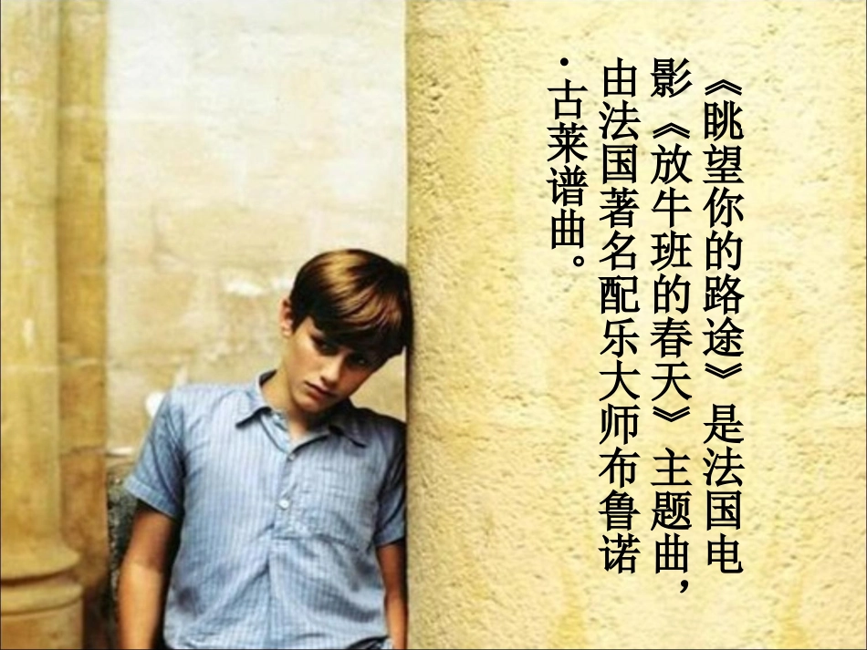 《眺望你的路途》课件1_第2页