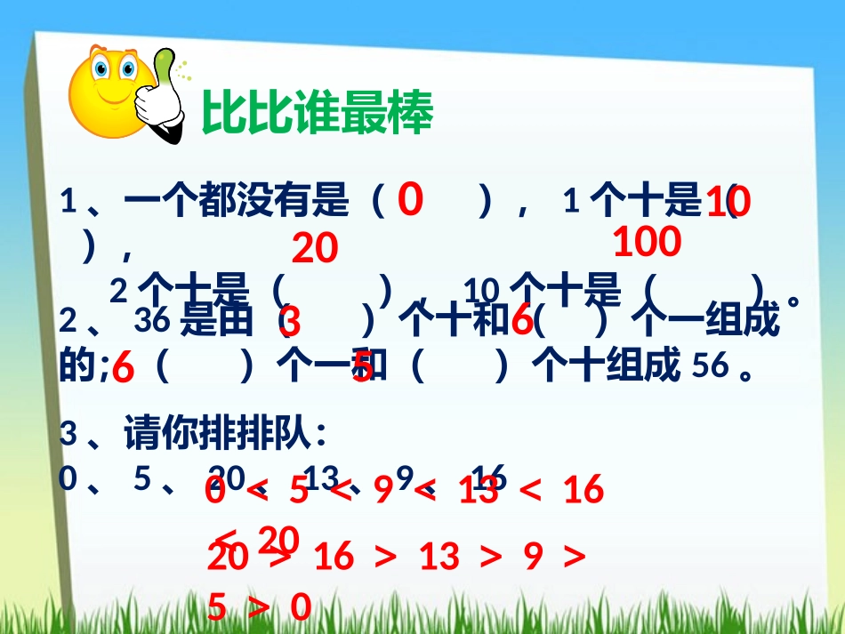《100以内数的大小比较》课件_第2页