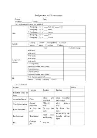 AssignmentandAssessment