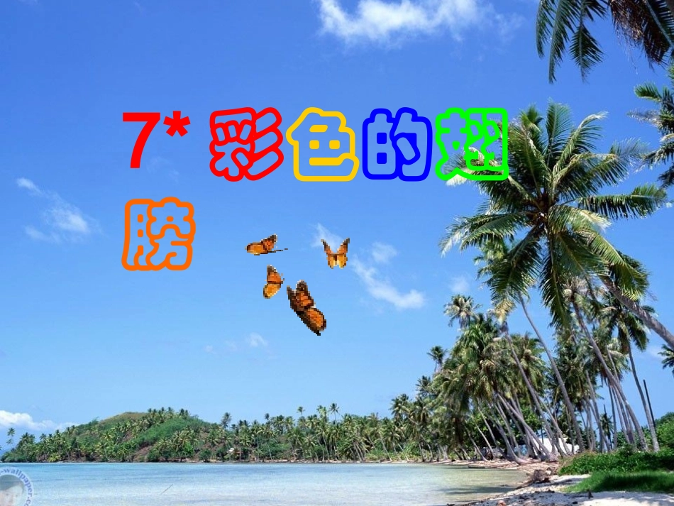 7彩色的翅膀_第1页