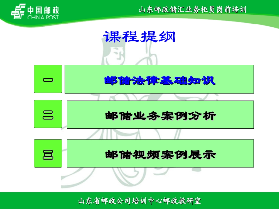 邮政储汇法律基础培训课件_第3页