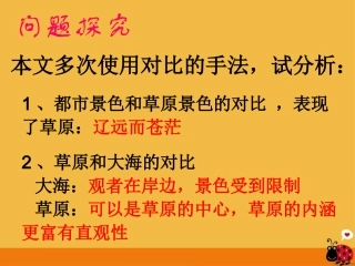 《静默草原》问题探究