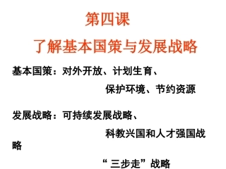 对外开放的基本国策